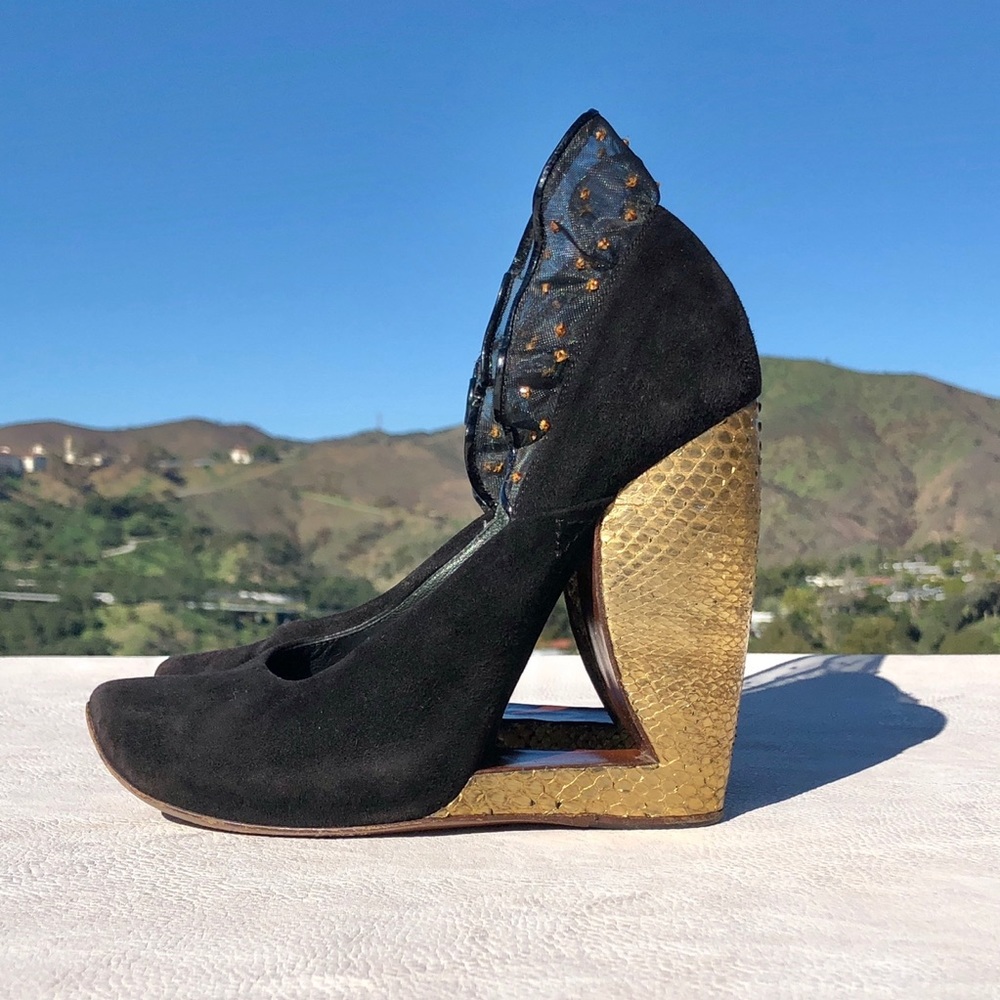 Vintage Marc Jacobs Platform Cutout Wedge Heels